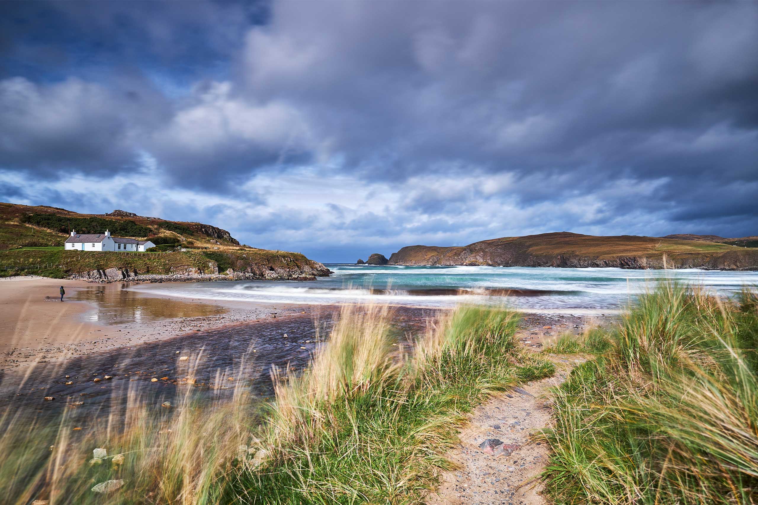 Beautiful coastline in Scotland Durness area