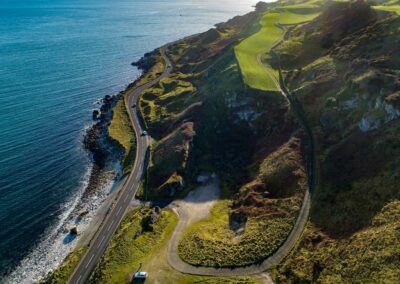 Coastal road in Northern Ireland