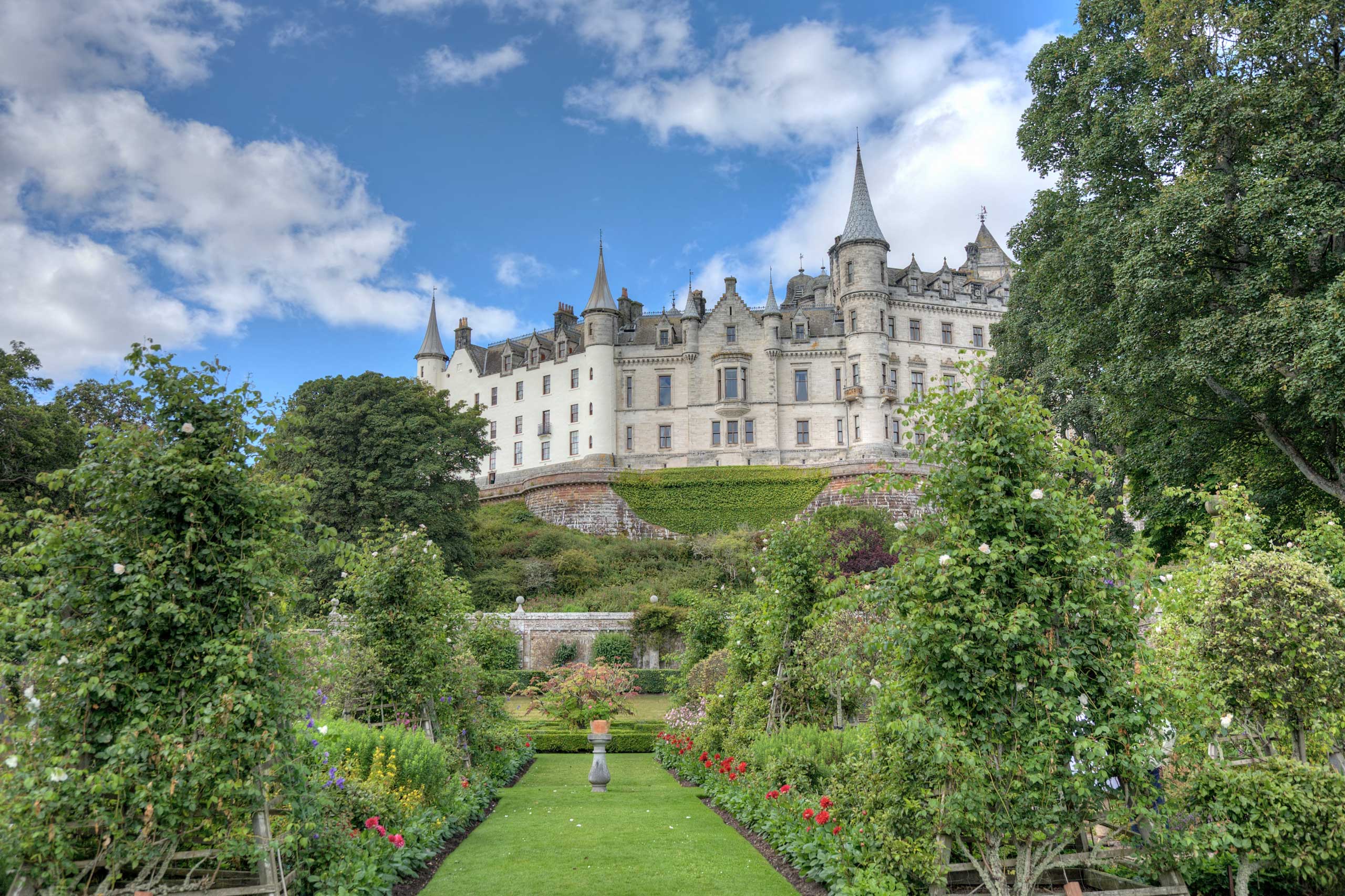 Dunrobin Castle, one of the Castles along the North Coast 500 route.