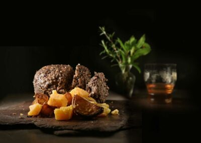 Haggis a classic Scottish food that can be experienced on the Scottish Food Trail.