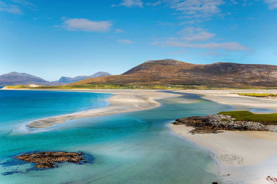 Luskentyre beach on The Isle of Harris, Outer Hebrides.