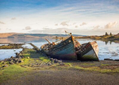 Old fishing boat Isle of Mull