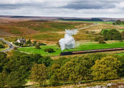 Vintage Steam Train Goathland Yorkshire