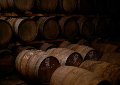 Whisky Casks at Glen Moray Distillery