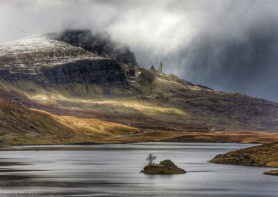 loch fada and the old man of storr 1