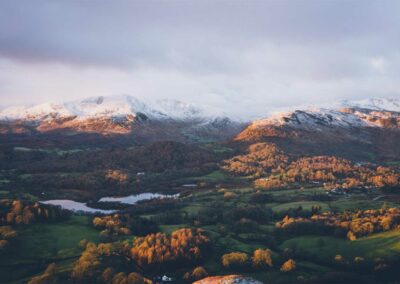 loughrigg fell in the english lake district