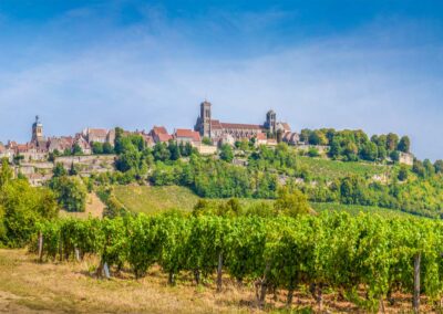 the historic town of Vezelay