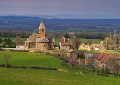 village La Chapelle Sous Brancion in Burgundy
